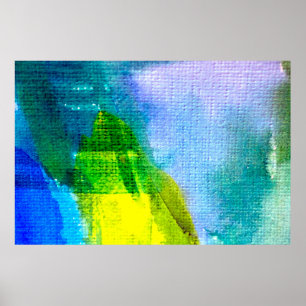 Affiche aquarelle Abstraite peinte fond abstrait, acr