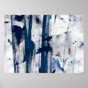 Affiche Aquarelle Abstraite sur papier. Texture artistique