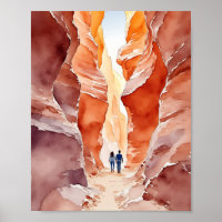 Aquarelle Antelope Canyon