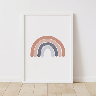Affiche Aquarelle Arc-en-ciel Genre Neutre Nourriture Post