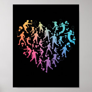 Affiche Aquarelle Badminton Player Team Shutter Amateurs P