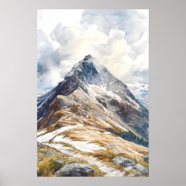 affiche aquarelle Ben Nevis Aquarelle 1 (Devant)