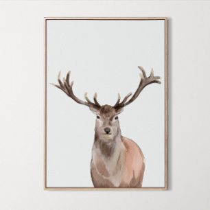 Affiche Aquarelle Bois Animaux Garçons Filles Décor Chambr