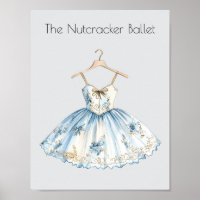Aquarelle Casse-noisette Ballet de Noël Tutu