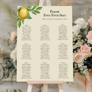 Affiche Aquarelle Citrus Citrus Rustique