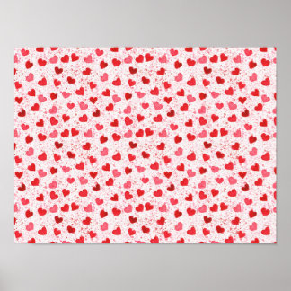 Affiche Aquarelle Coeur Art (2)