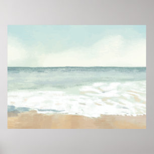 Affiche Aquarelle de plage