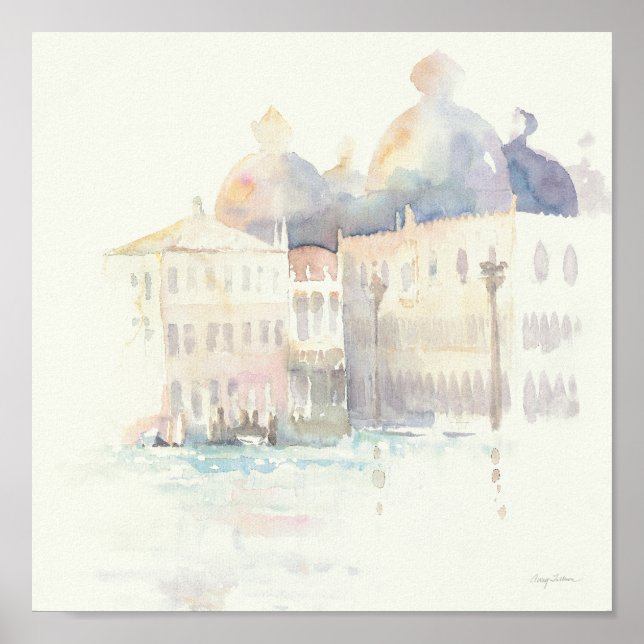 Affiche Aquarelle de Venise (Devant)