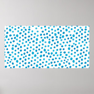 Affiche Aquarelle dessinée à la main motif à la mode avec 