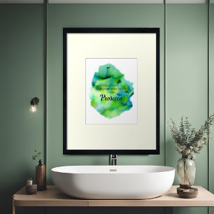 Affiche Aquarelle du devis de vie inspirationnelle du proc