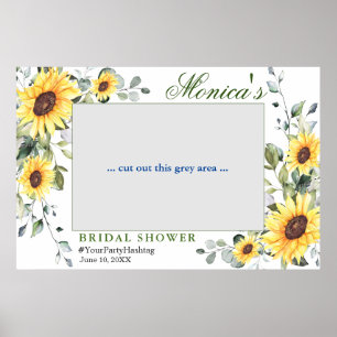 Affiche Aquarelle Eucalyptus Fête des mariées photo Prop