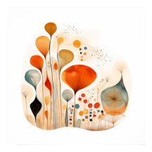 Aquarelle fusion moderne abstraite