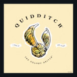 Affiche Aquarelle Golden Snitch<br><div class="desc">HARRY POTTER™ | Découvrez ce graphique amusant en aquarelle pour Quidditch™ avec un Golden Snitch™ !</div>