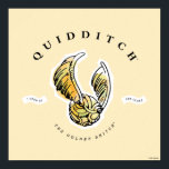 Affiche Aquarelle Golden Snitch<br><div class="desc">HARRY POTTER™ | Découvrez ce graphique amusant en aquarelle pour Quidditch™ avec un Golden Snitch™ !</div>