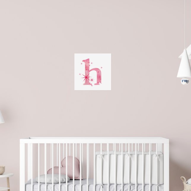 Affiche Aquarelle H (Pépinière 2)