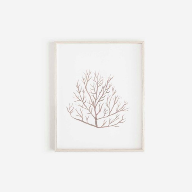 Affiche Aquarelle imprimé d'algues (Créateur téléchargé)