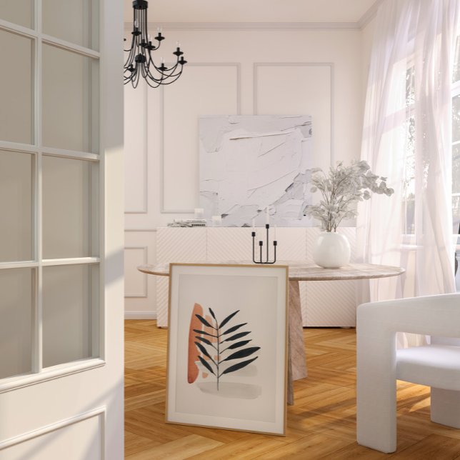 Affiche Aquarelle japonaise imprimé abstrait (Créateur téléchargé)