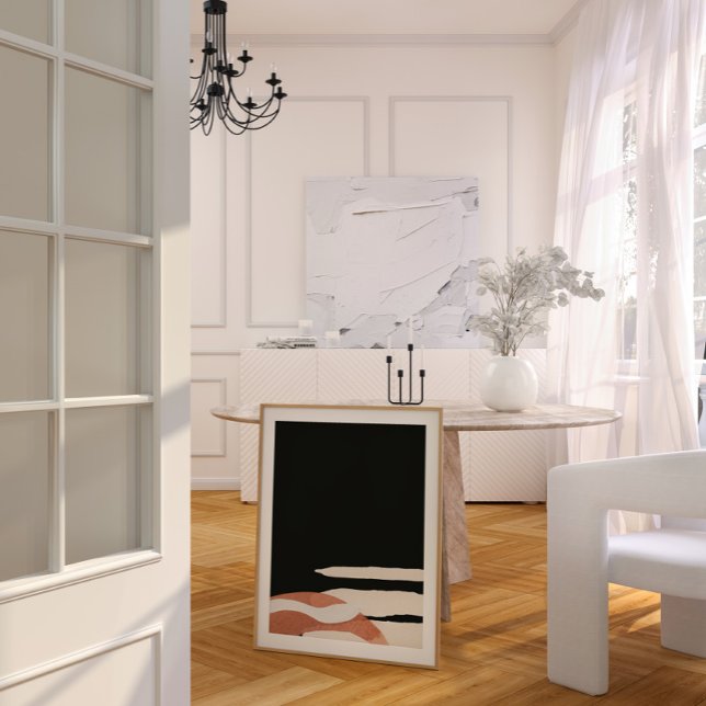 Affiche Aquarelle japonaise imprimé abstrait (Créateur téléchargé)