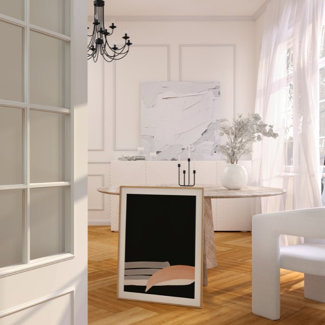 Affiche Aquarelle japonaise imprimé abstrait (Créateur téléchargé)