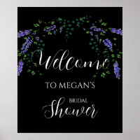 Aquarelle Lavender eucalyptus boho vert