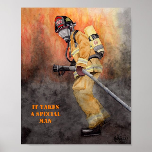 Affiche "Aquarelle originale Miranda Saint James" (Devant)