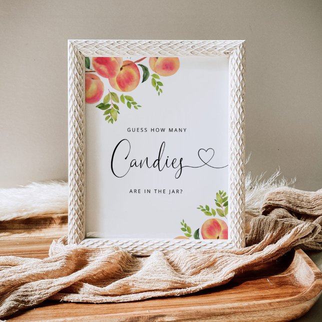 Affiche Aquarelle petite pêche devinez combien de canettes (Créateur téléchargé)