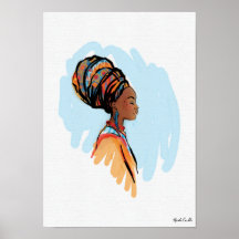 Aquarelle Queen Wall Art