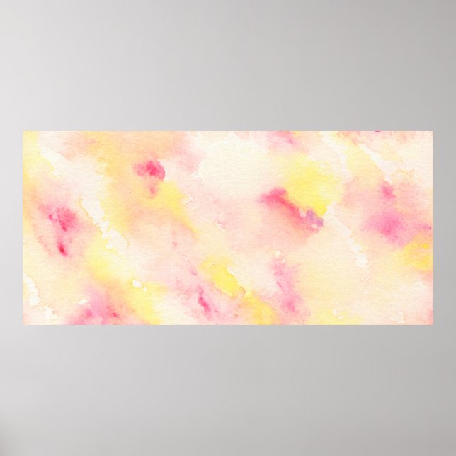 Affiche aquarelle texture Arrière - plan (Devant)