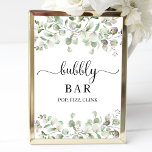 Affiche Aquarelle verte Bubbly Bar Pop Fizz Clink Sign<br><div class="desc">Aquarelle verte Bubbly Bar Pop Fizz Clink Sign</div>