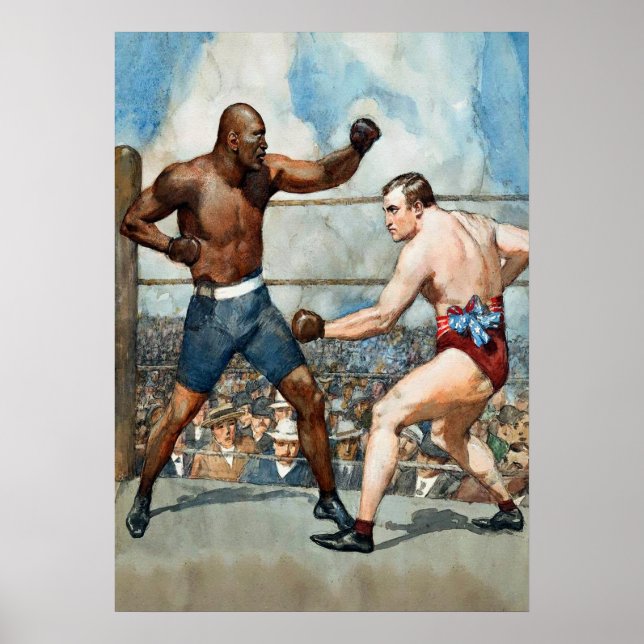 Affiche Aquarelle vintage Johnson Burns (Devant)