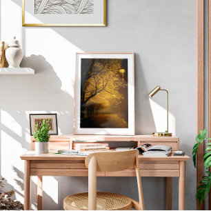 Affiche Aquarelle Yaoundé Road Wall Art