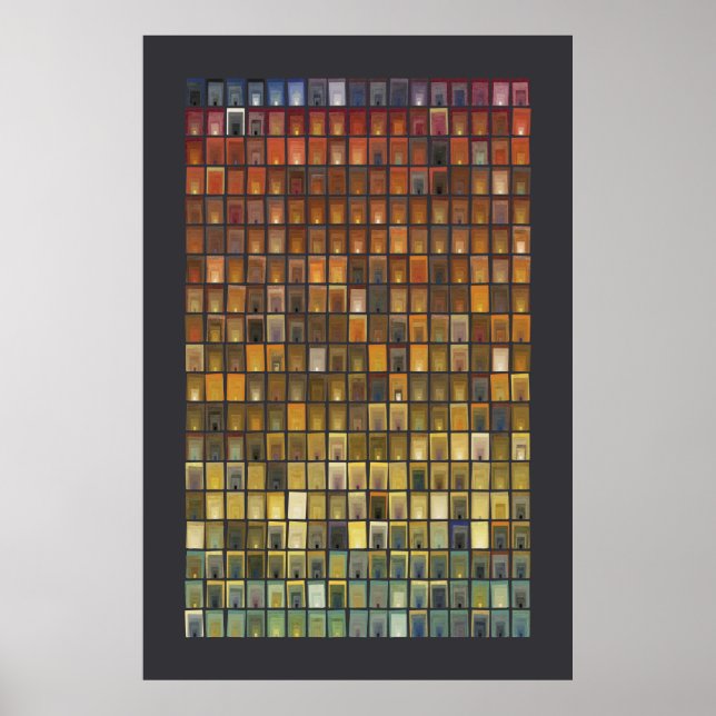 Affiche Aquarelles du XVIIe siècle - Portes (Devant)