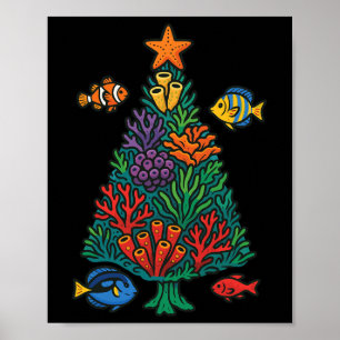 Affiche Aquarium Saltwater Arbre de Noël 1