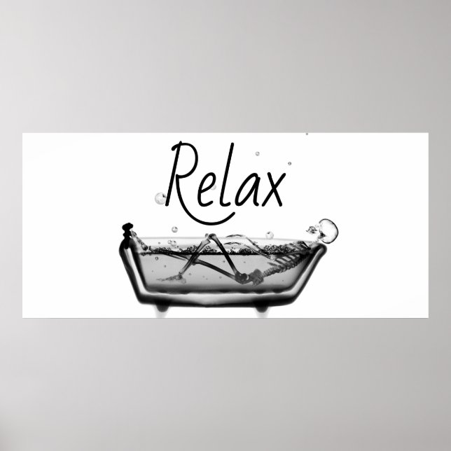 Affiche Aquarium Xray Poisson Personnalisé Arrière - plans (Devant)