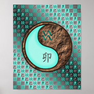 Affiche Aquarius & Earth Rabbit