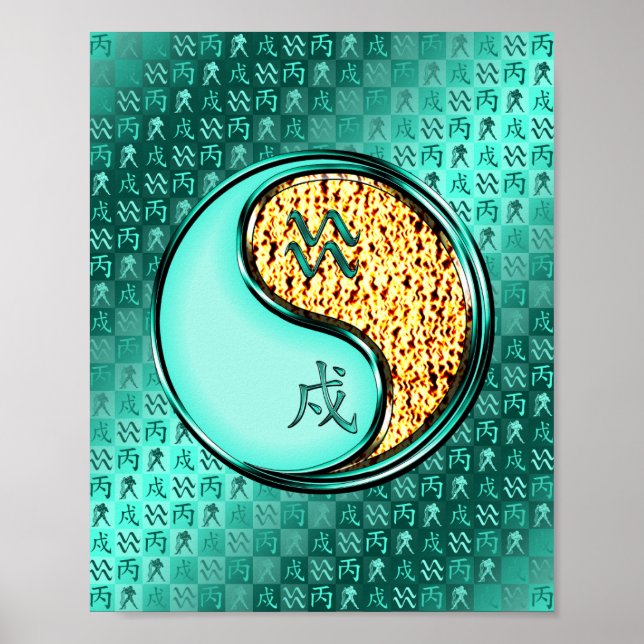 Affiche Aquarius & Fire Dog (Devant)