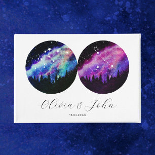 Affiche Aquarius Pisces Couples Personnalisés Horoscope