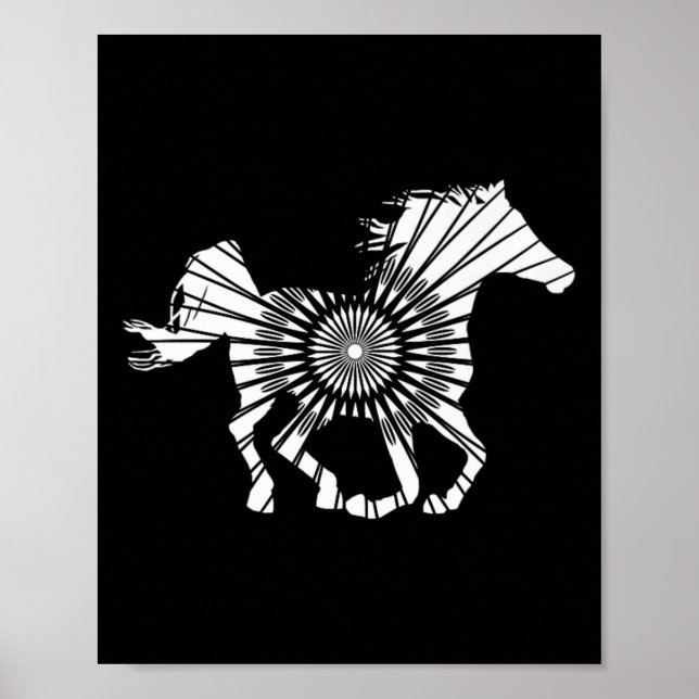 Affiche Arabian Horse Horseback équitation Endurance Pony  (Devant)