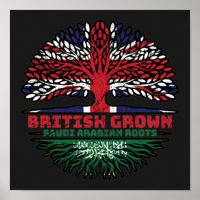Affiche Arabie Saoudite Royaume-Uni Royaume-Uni Royaume-Un (Devant)
