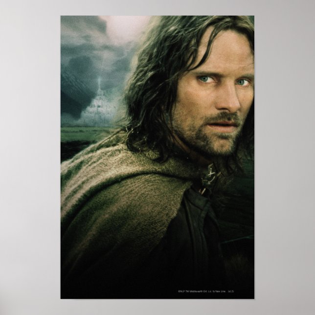 Affiche Aragorn Gros plan (Devant)