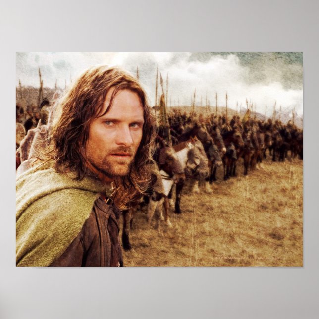 Affiche Aragorn Plus Line of Horses (Devant)