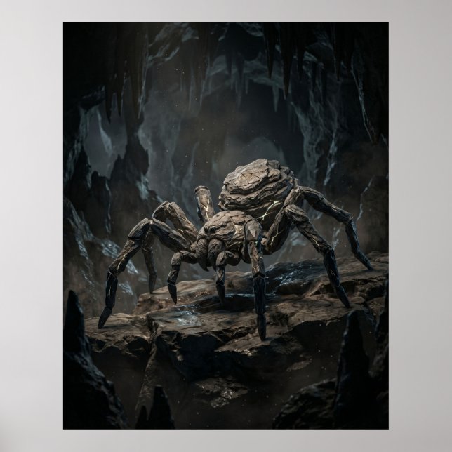 Affiche Araignée de pierre Grotte oubliée (Devant)