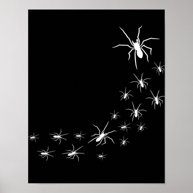 Affiche Araignée d'Halloween | Idée cadeau de Spider Lover (Devant)