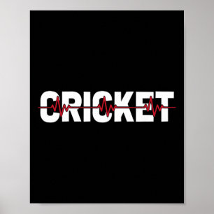 Affiche Arbitre de cricket Tsman - Cricketing Ekg He