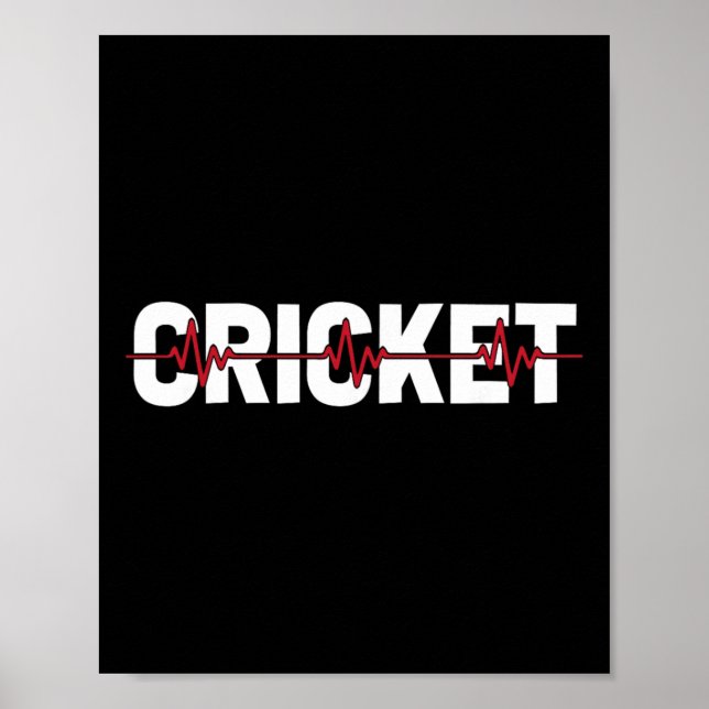 Affiche Arbitre de cricket Tsman - Cricketing Ekg He (Devant)