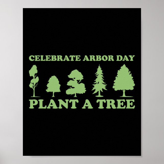 Affiche Arbor Day Tree Care Plante Plus d'arbres (Devant)