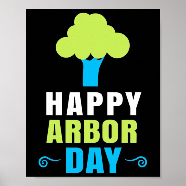 Affiche Arbor Jour Arbre Hugger Arbre Entretien Pour Un Ar (Devant)