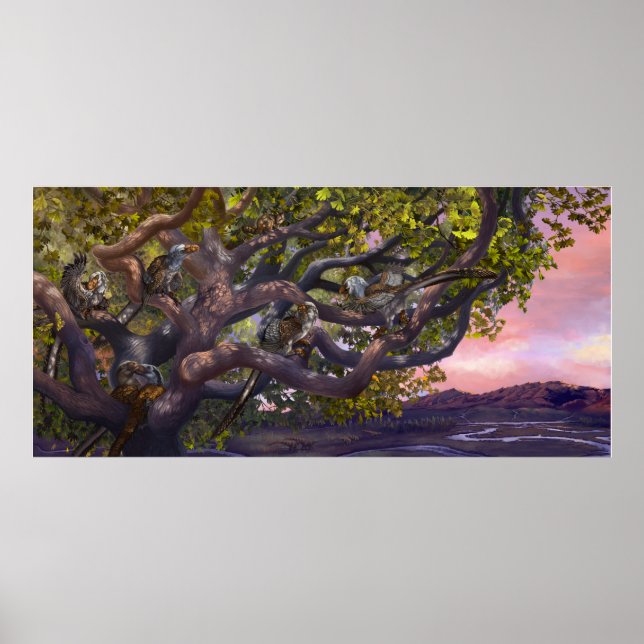 Affiche Arboreal Deinonychus (Devant)