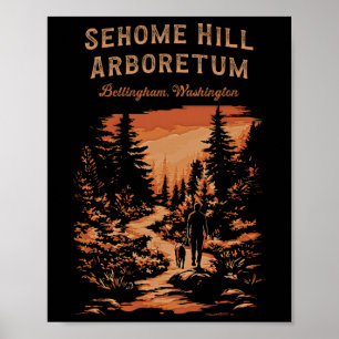 Affiche Arboretum de Sehome Hill Bellingham Washington Ran