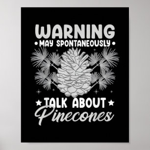 Affiche Arbre à pommes de pin Drôle de plante Forêt de mon